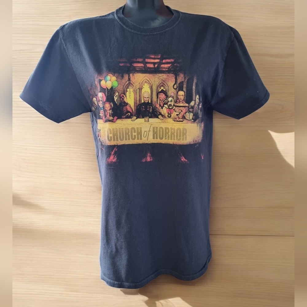CHURCH of HORROR Graphic Unisex Cotton Tee